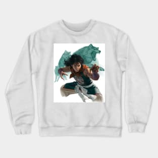 Wolf Martial Artist Crewneck Sweatshirt